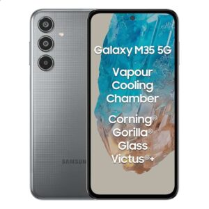 Samsung Galaxy M35 5G Thunder Grey 6GB RAM 128GB Storage - LXINDIA.COM