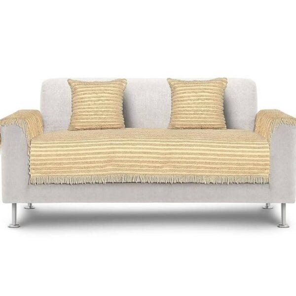 Saral Home AXIS SOFA COVER SET Beige - LXINDIA.COM