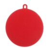 Silicone Dish Scrubber Red Soft and Scratch Free - LXINDIA.COM