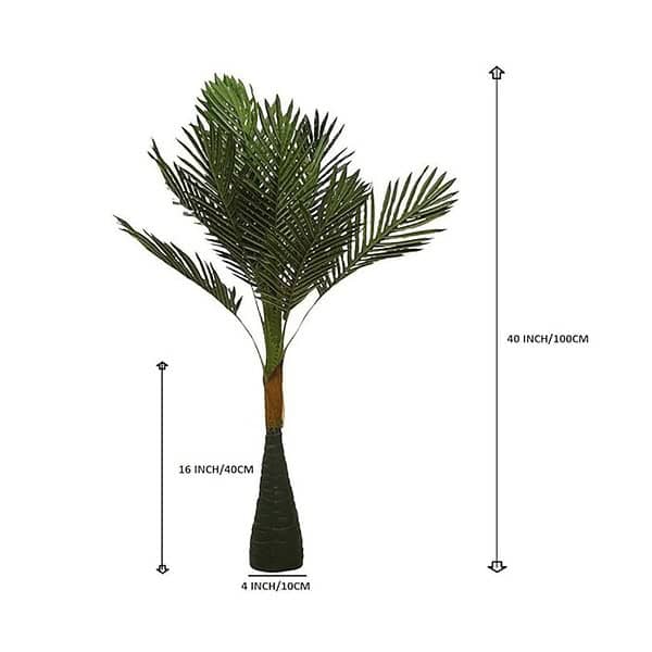 Sofix Artificial Plant Big Palm Tree Green 100 CM2 - LXINDIA.COM