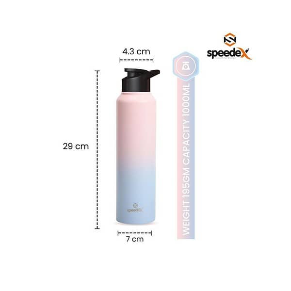 Speedex 1 Litre Stainless Steel Water Bottle B - LXINDIA.COM