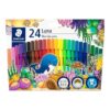 Staedtler Luna Felt Tip Pens 24 Shades - LXINDIA.COM