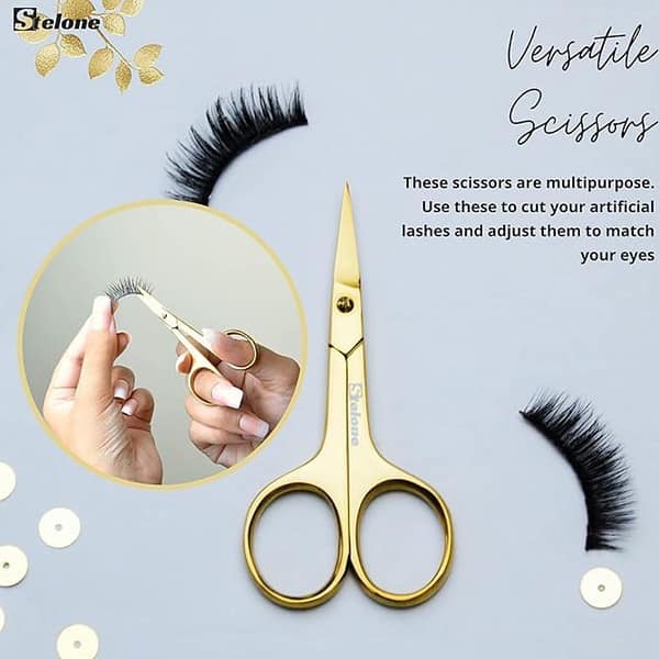 Stelone Professional Grooming Scissors for Women Gold3 - LXINDIA.COM