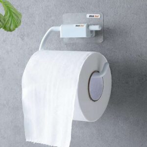 Stick Fast Self Adhesive Toilet Paper Holder with 3M Sticker Snow White - LXINDIA.COM