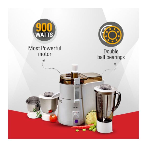 Sujata Powermatic Maxima 900 Watts Grinder White A - LXINDIA.COM