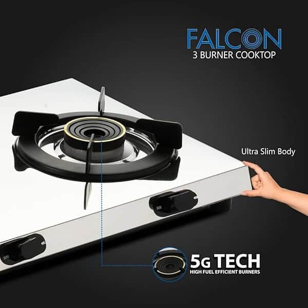 Sunshine Falcon Ultra Slim Stainless Steel Cooktop2 - LXINDIA.COM