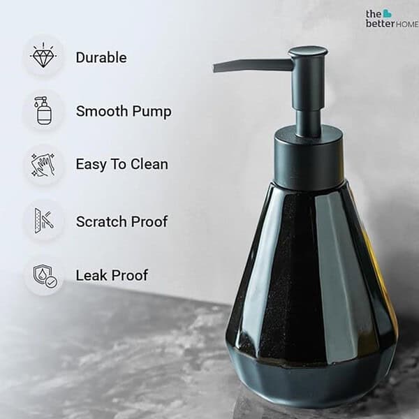 The Better Home Ceramic Soap Dispenser for Bathroom 250ML2 - LXINDIA.COM