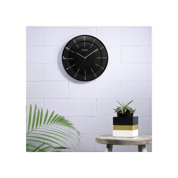 Titan Contemporary Wall Clock with Domed Glass A - LXINDIA.COM