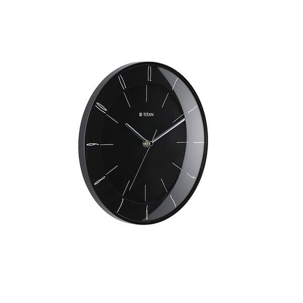 Titan Contemporary Wall Clock with Domed Glass B - LXINDIA.COM