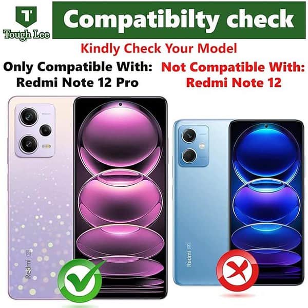 Tough Lee Guard Protector for Mi Redmi Note12Pro 5G Note12ProPlus 5G Note12ProPlus 5G PocoX5Pro 5G3 - LXINDIA.COM