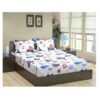 Trance HomeLinen Cotton Queen Size Kids Bedsheet A - LXINDIA.COM