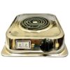 Trishays SHOP4ALL Portable 1250 Watts Electric G Coil Cooking Stove Chrome Plated - LXINDIA.COM