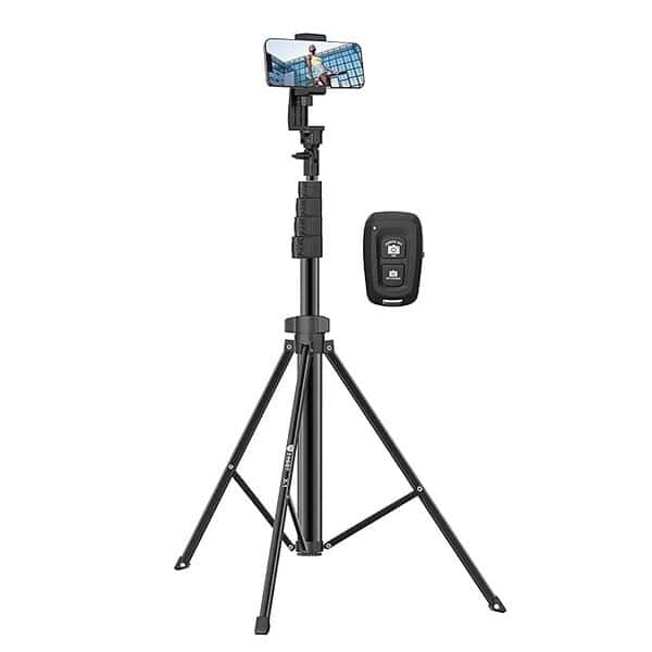 Tygot X1 67Inch 170cm Aluminium Tripod with Bluetooth Remote - LXINDIA.COM