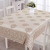 URBANO HOMZ Cotton Table Cloth 145 Cm X 220 Cm Beige and Off White - LXINDIA.COM