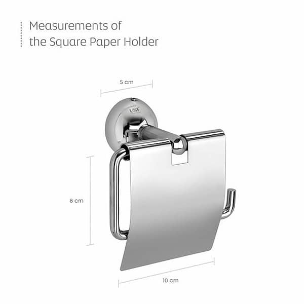 USF Stainless Steel Toilet Paper Holder for Bathroom Chrome3 - LXINDIA.COM