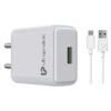 UltraProlink USB Fast Wall Charger 1m USB A to Type C Cable White - LXINDIA.COM