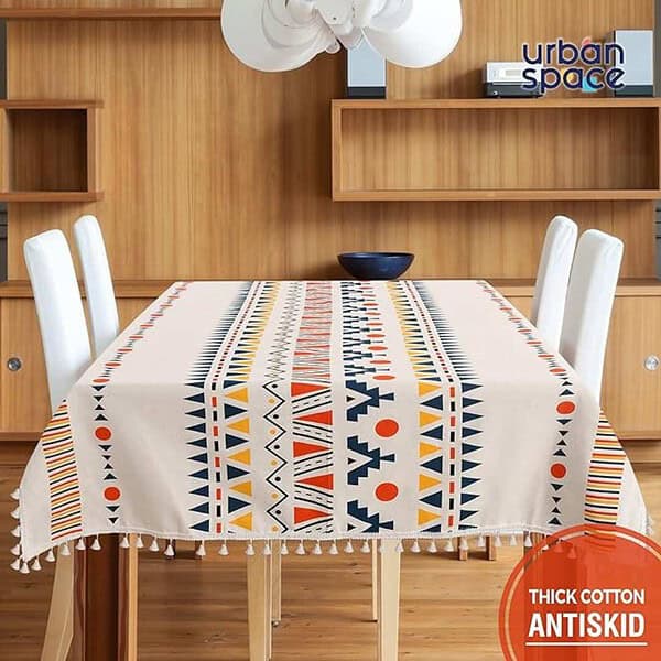 Urban Space Cotton Square Dining Table Cover1 - LXINDIA.COM