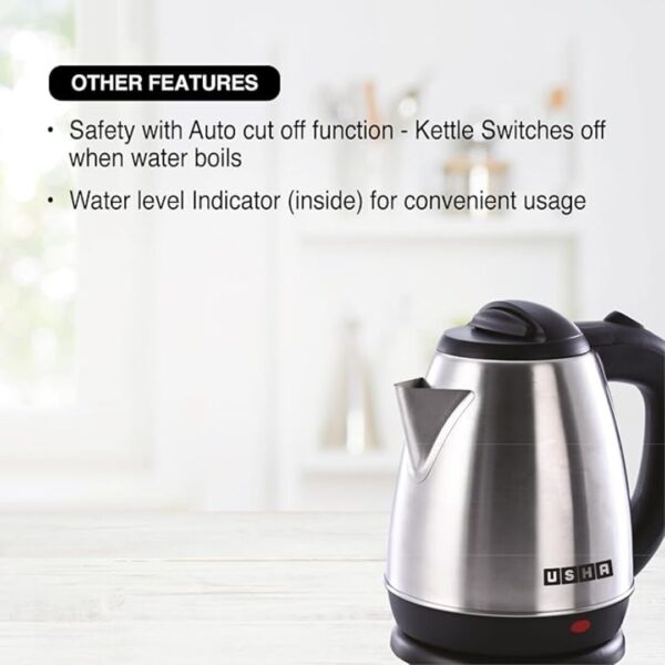 Usha Electric Kettle 1200W 1.5L 1 - LXINDIA.COM