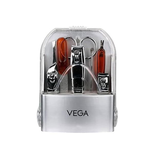 VEGA Manicure Set Pack Of 8 Silver - LXINDIA.COM