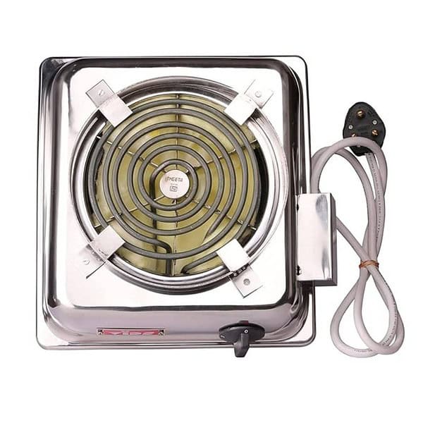 VIDS 2050 watt Powerful Electric Coil Stove Heavy Duty Copper Wire with 15 Amp Power Plug - LXINDIA.COM