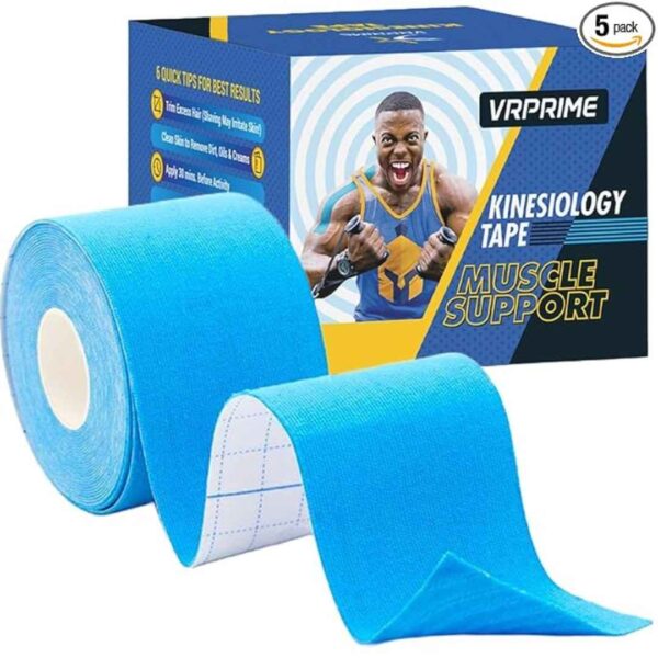 VRPRIME Kinesiology Tape for Physiotherapy Waterproof Bandage Blue - LXINDIA.COM