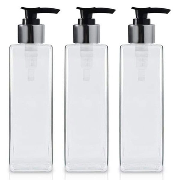 Vedini Empty Refillable Pump DIY Plastic Bottle for Shampoo Pack of 3 - LXINDIA.COM