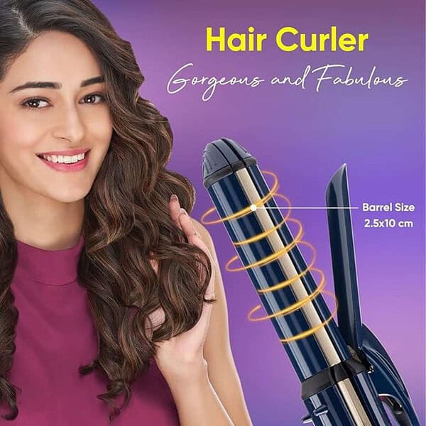 Vega 3 in 1 Mini Hair Styler Hair Straightener Curler and Hair Crimper for Women2 - LXINDIA.COM