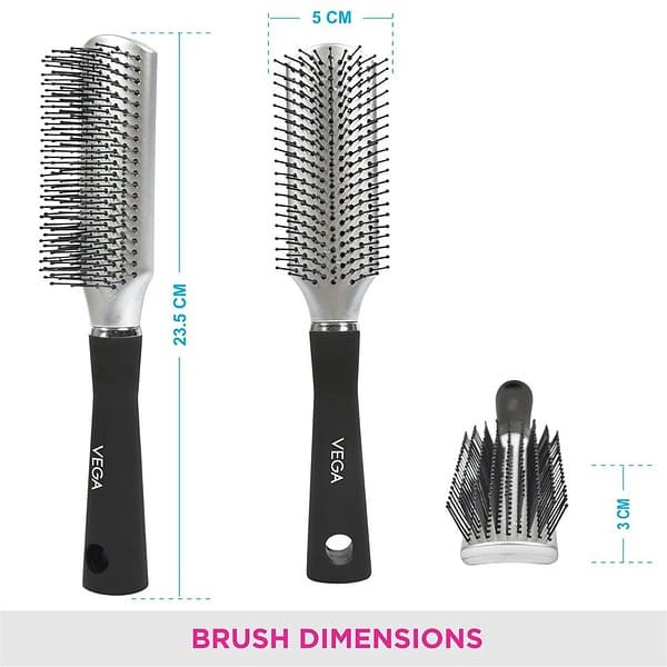 Vega Flat Hair Brush For Men Women R10 FB2 - LXINDIA.COM