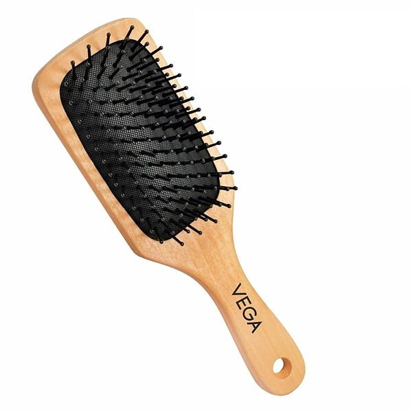 Vega Premium Collection Wooden Paddle Hair Brush - LXINDIA.COM