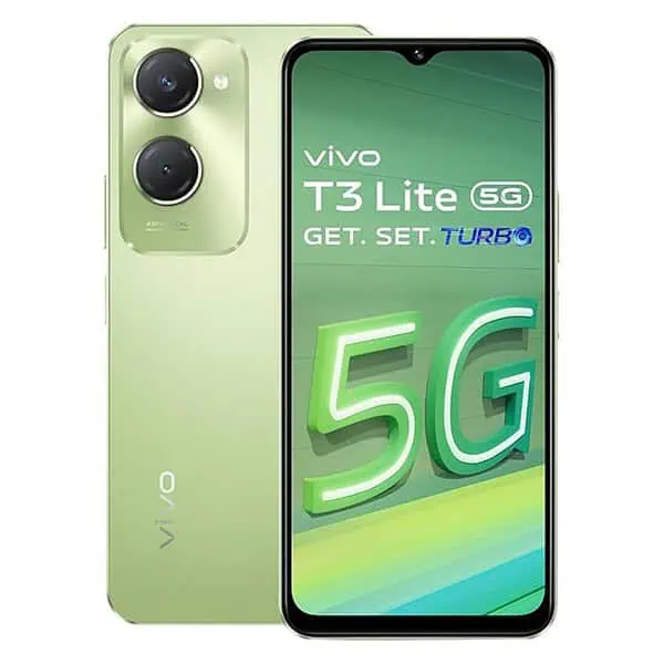 Vivo T3 Lite 5G Smartphone Vibrant Green 4GB Ram 128GB Storage - LXINDIA.COM