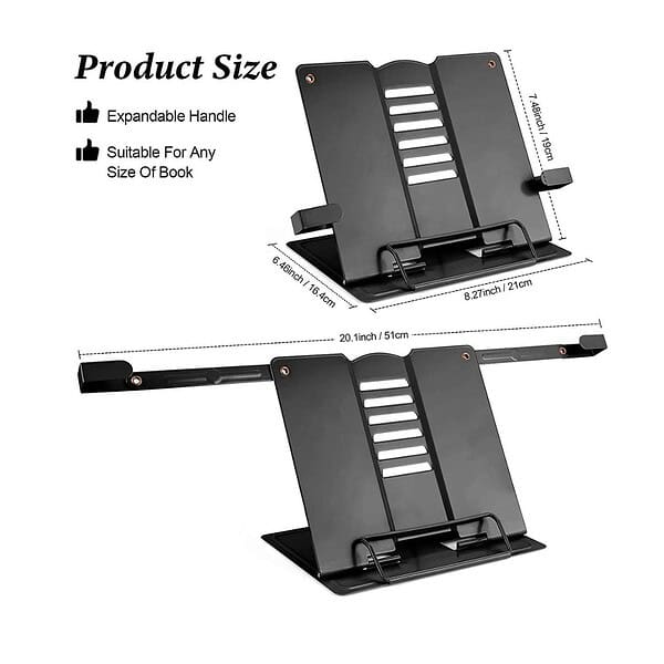 Volo Portable Metal Book Stand Holde A - LXINDIA.COM