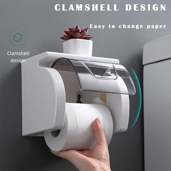 Volo Toilet Paper Holder With Telephone Holder1 - LXINDIA.COM