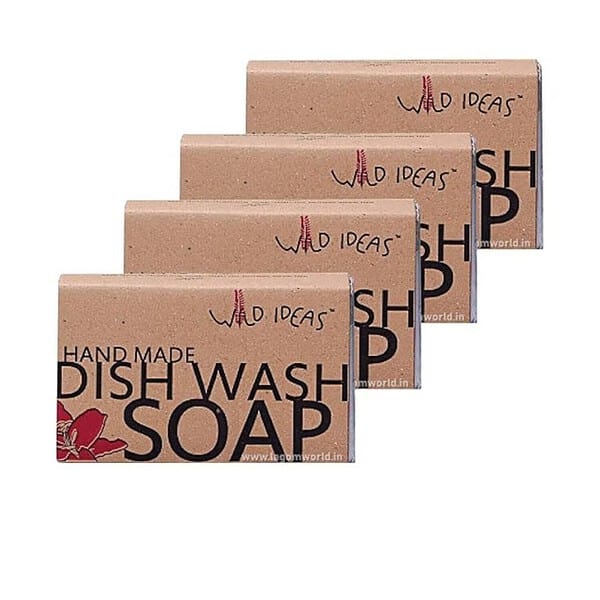 Wild Ideas Dish Wash Bar 100g Pack of 4 - LXINDIA.COM