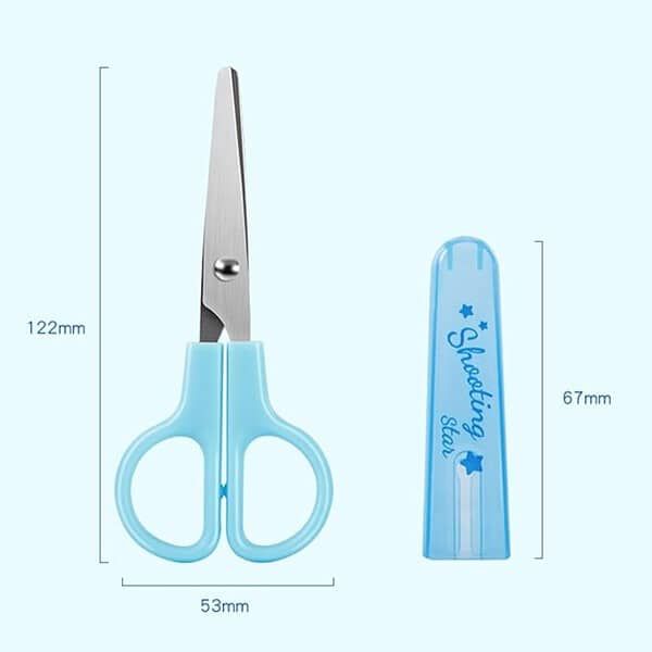 Wolpin 1 PC Craft Scissor for KidsBlue 2 - LXINDIA.COM