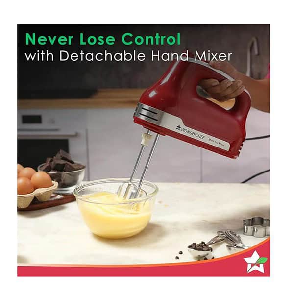 Wonderchef Crimson Revo Stand Mixer and Beater with 5 Speed A - LXINDIA.COM