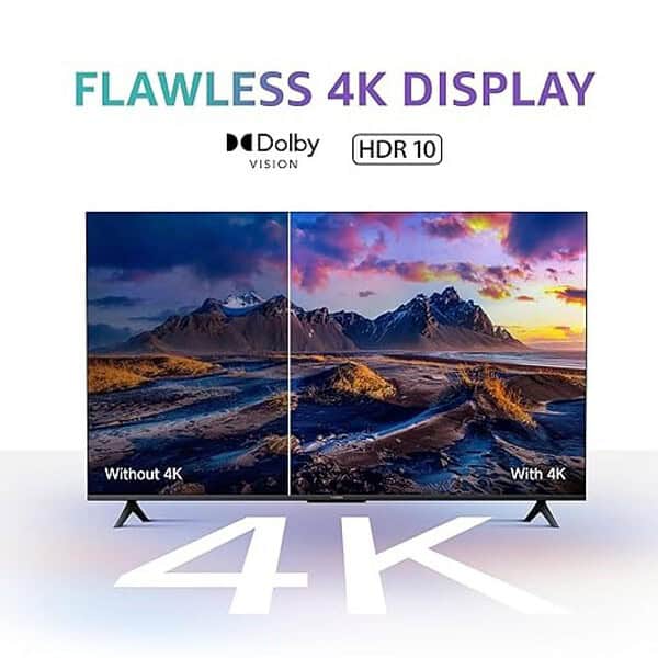 Xiaomi 108 cm 43 inches X Series 4K LED Smart Google TV Black2 - LXINDIA.COM