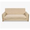 Yellow Weaves 3 Seater Quilted Sofa Cover Beige - LXINDIA.COM