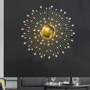 ZOVE Modern Handcrafted Luxury Metal Wall Decor Perfect For Living Room - LXINDIA.COM