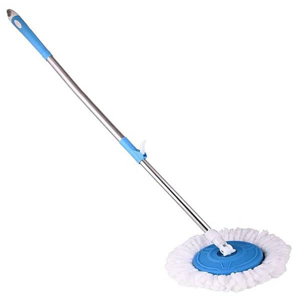 Zureni Metal Mop Stick Adjustable Handle for Household Floor Cleaning with Mop Plate - LXINDIA.COM