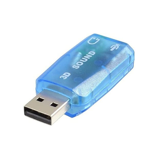 echnotech 3D Virtual USB Audio Controller Sound Card Integrated 2 Channel - LXINDIA.COM