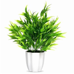 fancymart Artificial Bamboo Leaves Potted Plant Perfect for Home - LXINDIA.COM