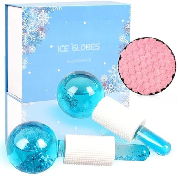 wishstream Beauty Ice Roller Globes Facial Roller Cold Skin Massagers - LXINDIA.COM