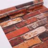 wolpin Wall Stickers DIY Wallpaper Decal 3D Brick Smokin Red - LXINDIA.COM