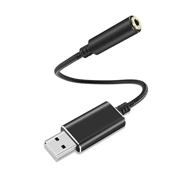 ‎Verilux USB Sound Card USB to 3.5mm Jack USB Audio Adapter - LXINDIA.COM