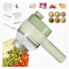 4 in 1 Handheld Electric Vegetable Cutter Set C - LXINDIA.COM