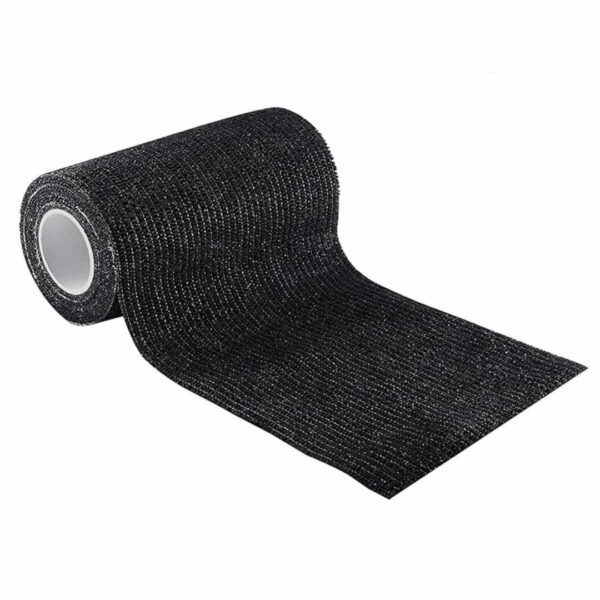 A TAPE Cohesive Crepe Bandage Black Pack of 2 2 - LXINDIA.COM