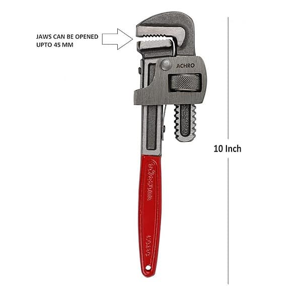 ACHRO 14inch Pipe Wrench and 10inch Pipe Wrench Pack of 23 - LXINDIA.COM