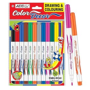 ADD Gel COLOR DECOR SKETCH PEN 12 PEN SET - LXINDIA.COM