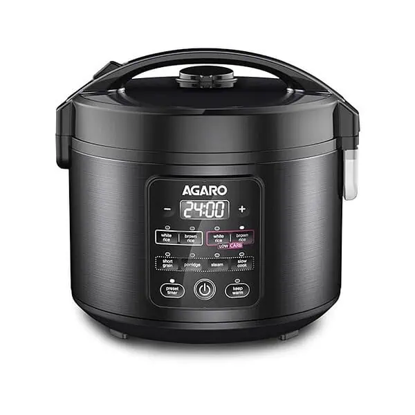 AGARO Regal Electric Rice Cooker 3 Liters Black - LXINDIA.COM