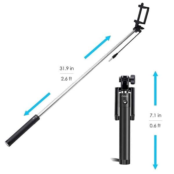 AMBLIC Wired Selfie Stick1 - LXINDIA.COM